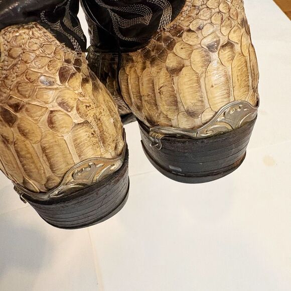 Tony Lama Men’s Size 9.5 EE Snakeskin Boots 8114 - Picture 8 of 9